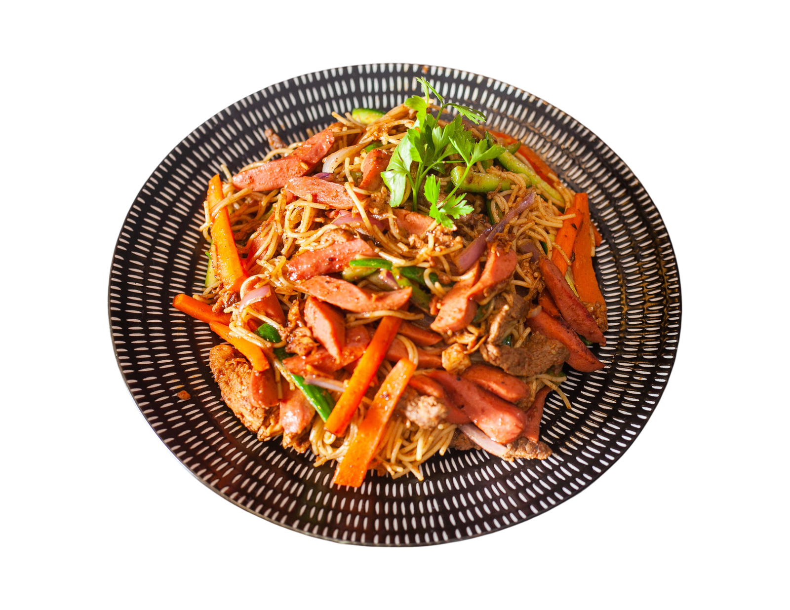 SPICY ASSORTED MEAT FRIED RICE OR NOODLES